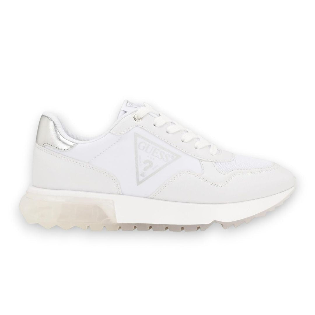 GUESS Melany Logo Sneakers Women - WHTSLV