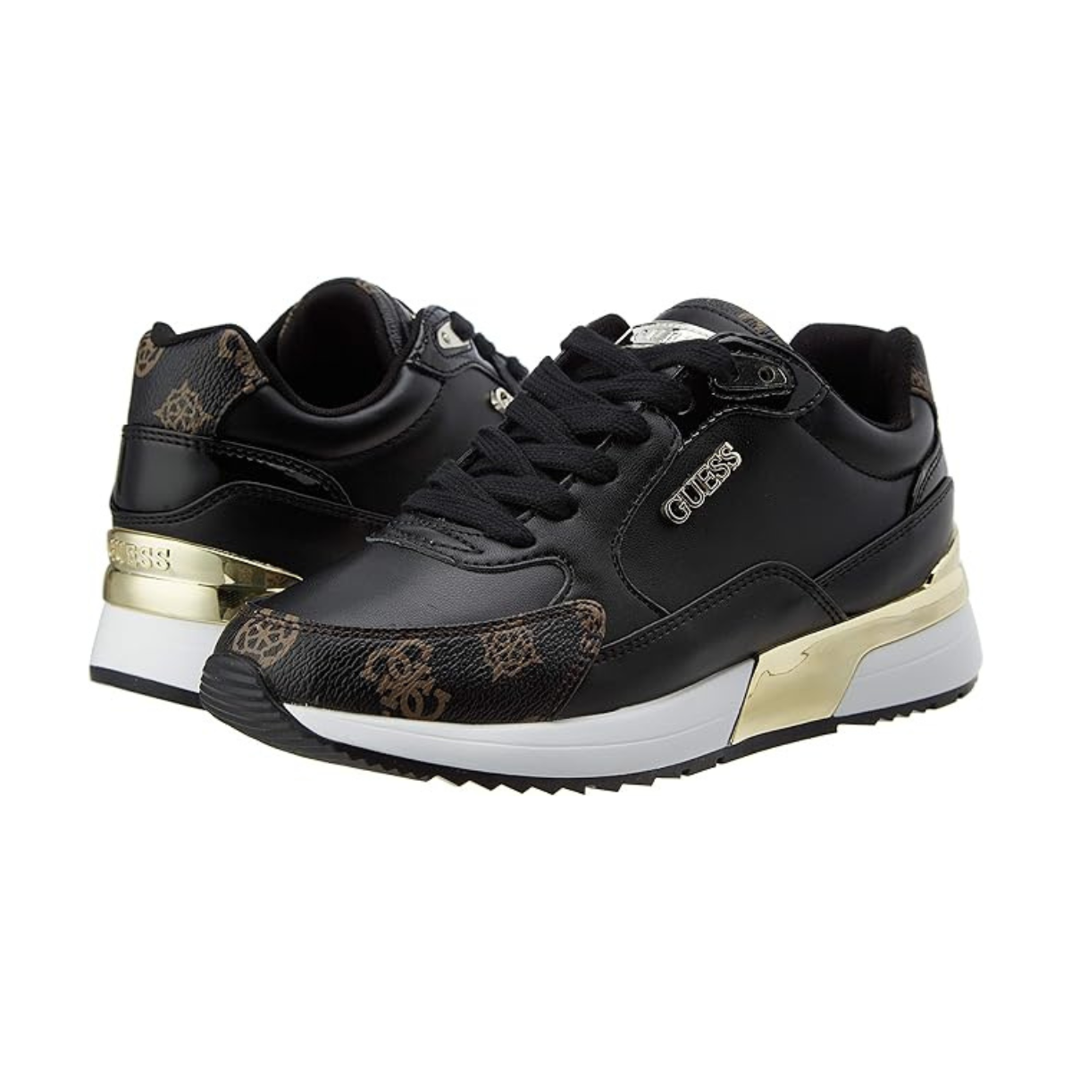 GUESS Moxea 4G Logo Sneakers - BLKGLD