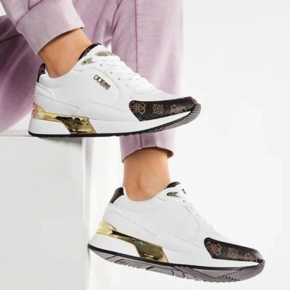 GUESS Moxea Sneaker Women - WHTBRN - 37 / White