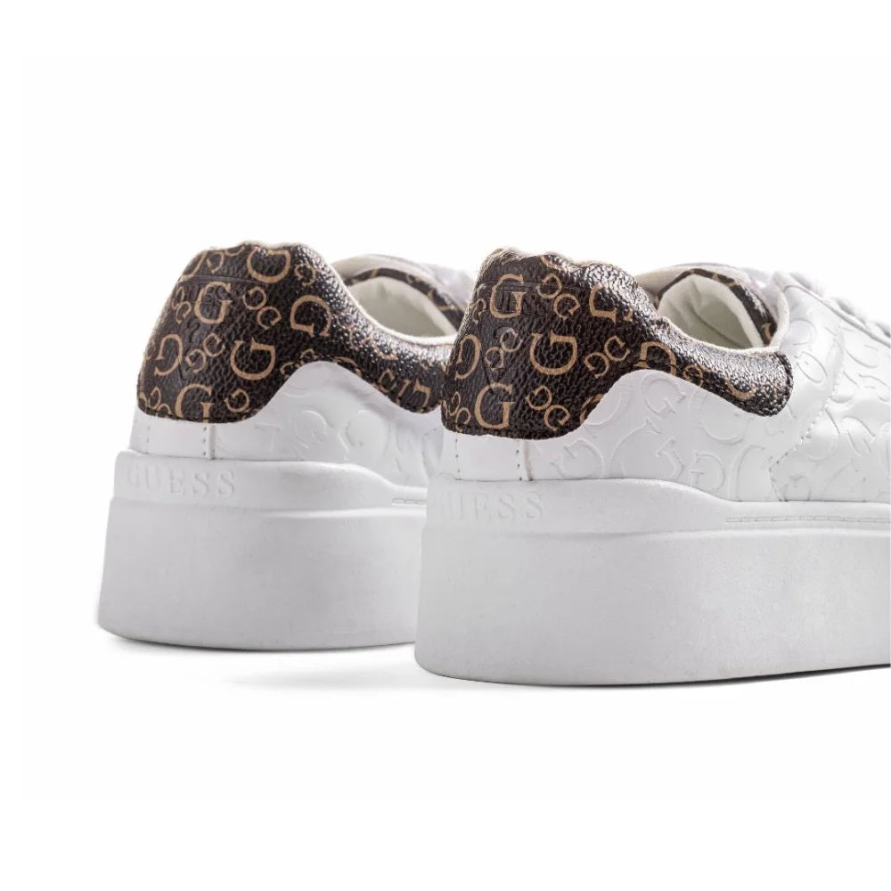 GUESS Perhaps Low - Top Platform Sneakers Women - WHTBRN Shoes