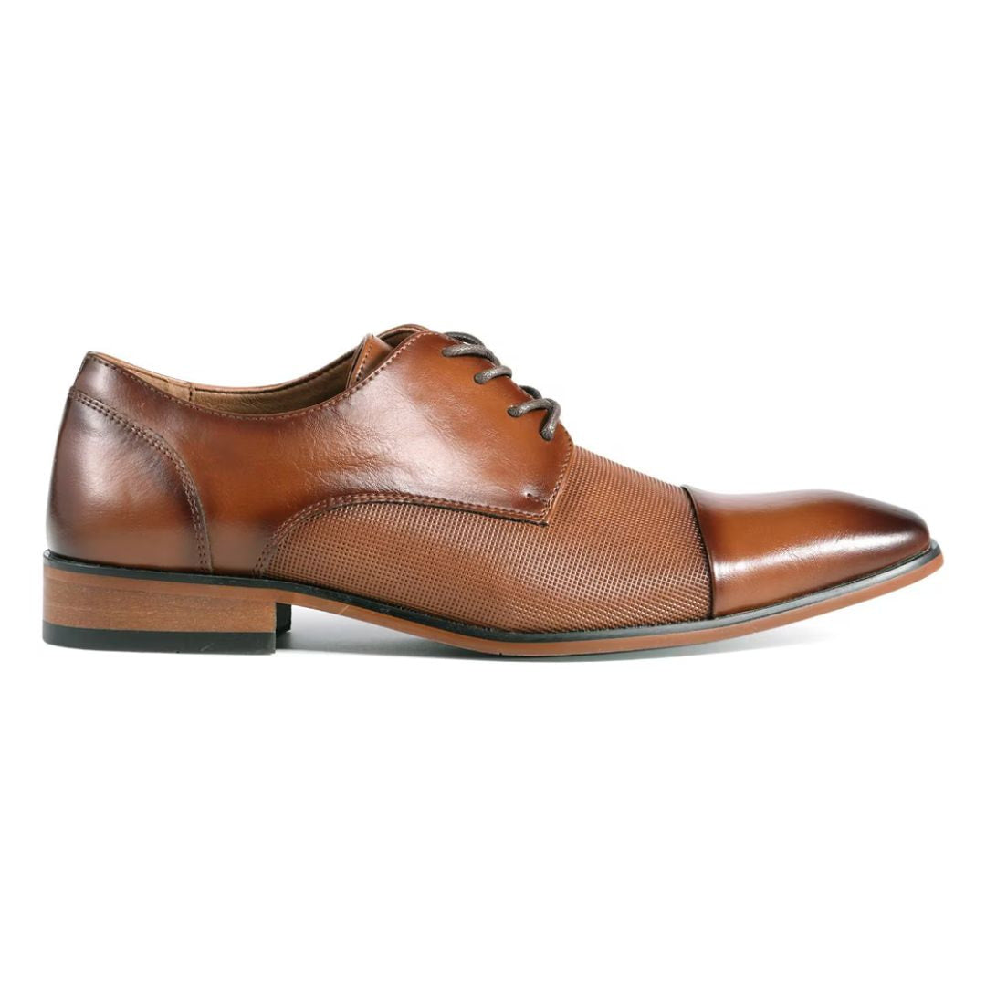 Guess Shelly Cap Toe Oxfords Tan Mens Shoes –