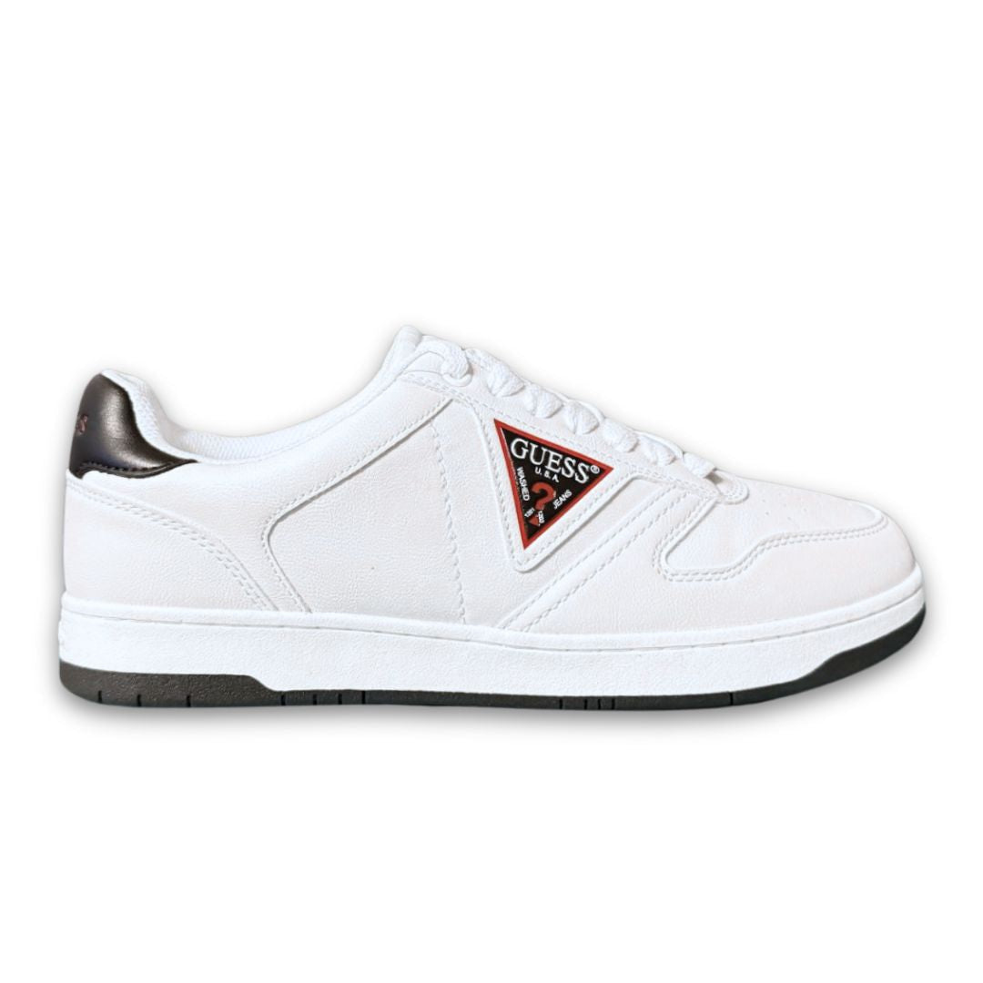 GUESS Taveni Low-Top Sneakers Men - WHT - White / 41 / M