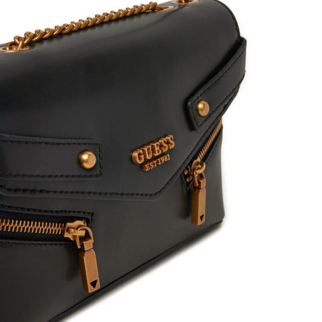 GUESS Trissa Shoulder Bag HWVB93-BLK - Black