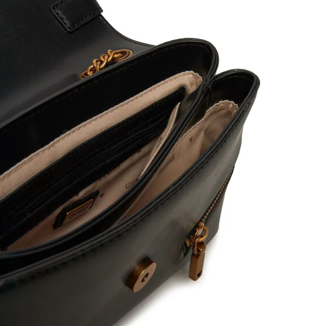 GUESS Trissa Shoulder Bag HWVB93-BLK - Black
