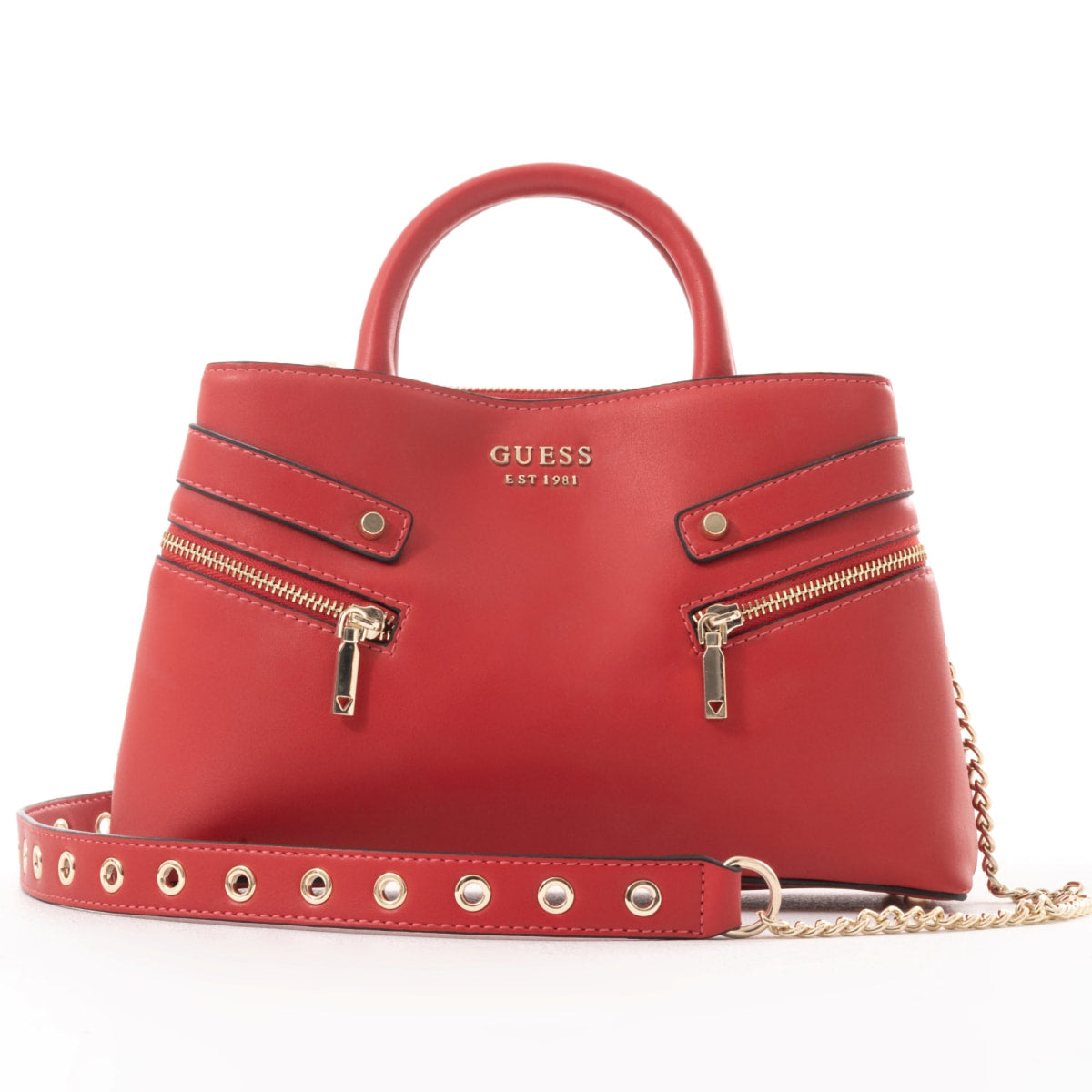 GUESS Trissa Shoulder Bag - RED - Red