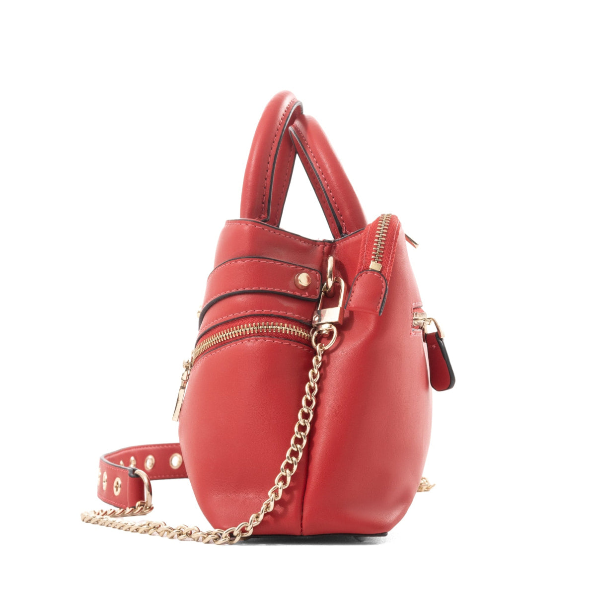 GUESS Trissa Shoulder Bag - RED - Red