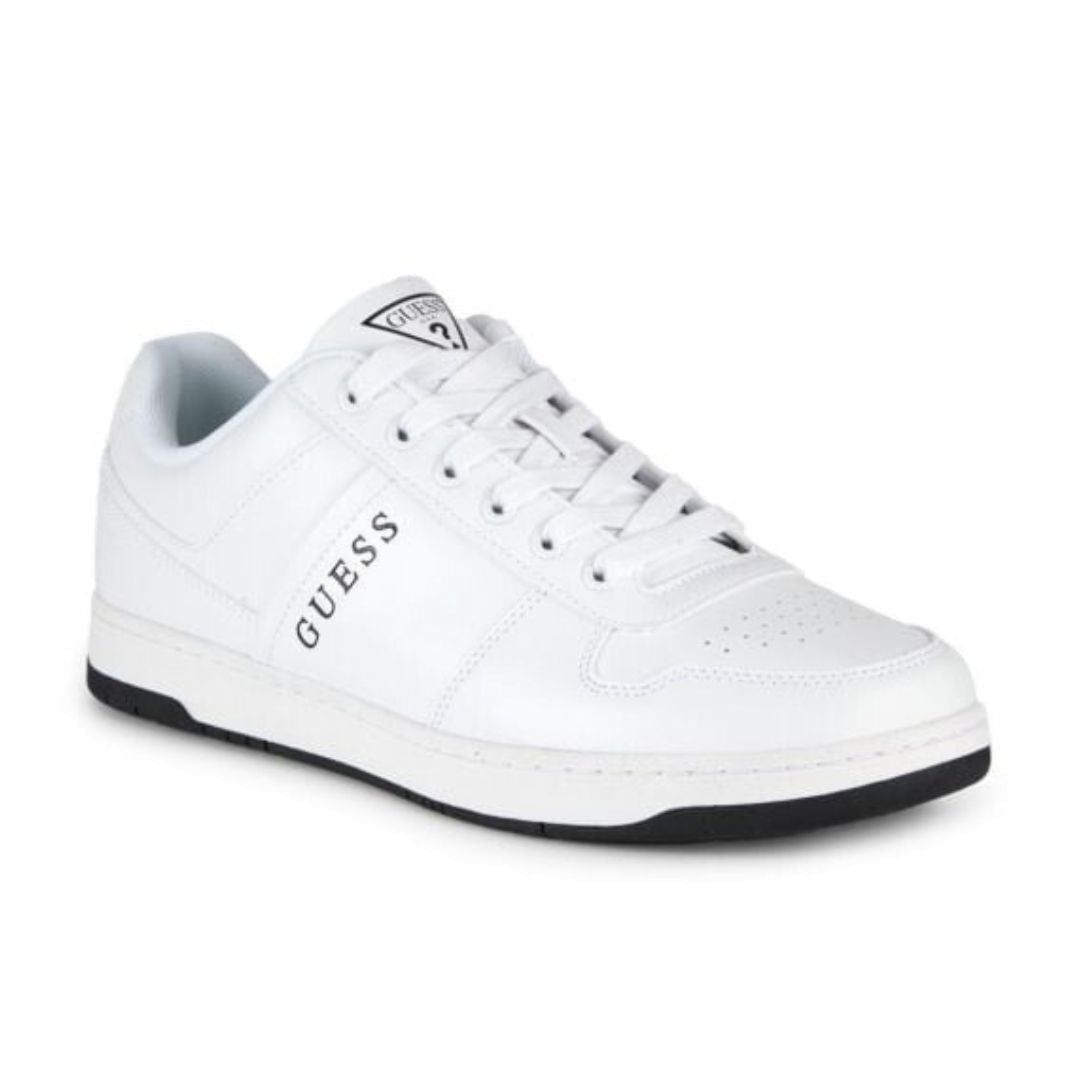 GUESS Tursan Perforated Low Top Sneakers Men - WHT