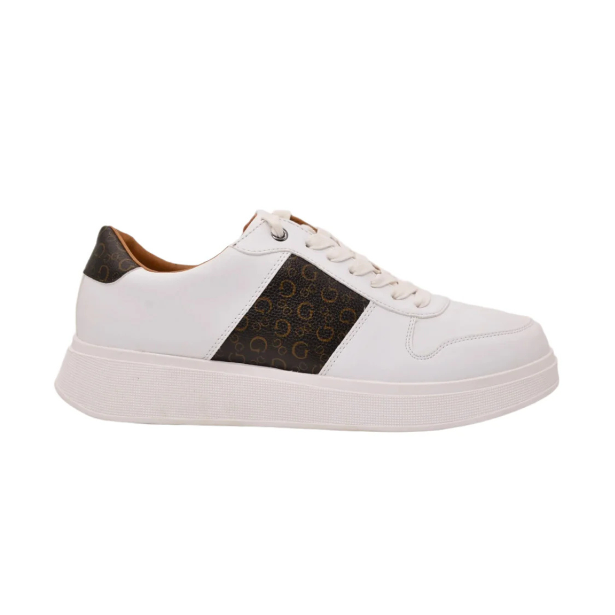 Guess Waleek Men’s Sneakers - WHT - Black / 40