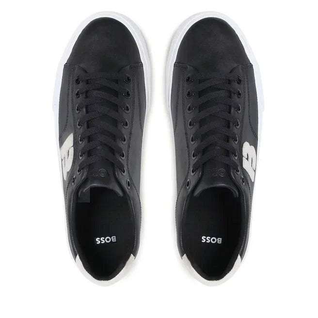 HUGO BOSS Aiden TENN LTB Trainers Men 50474728 - BLK - Shoes