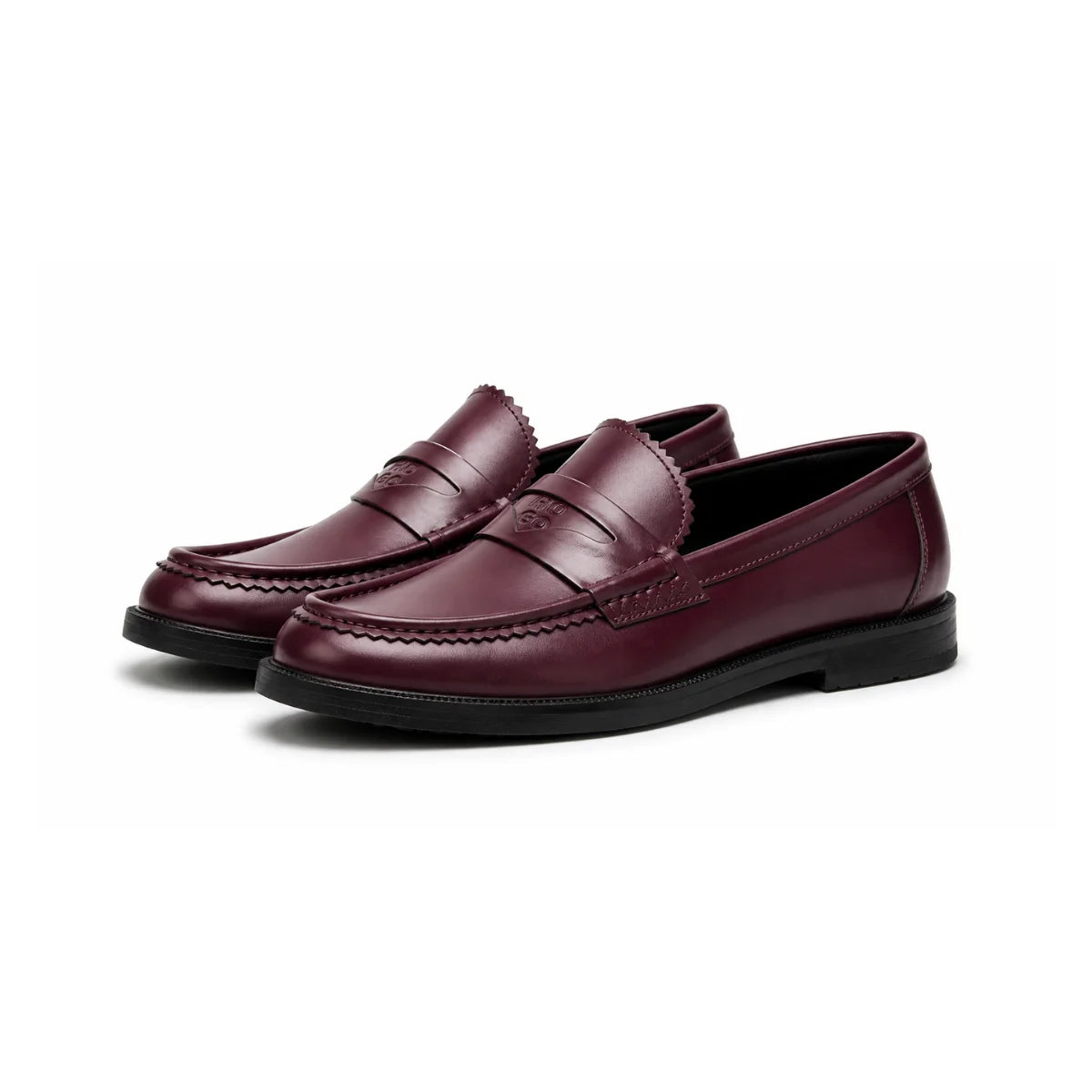 Hugo Boss Liora Loafers Women 50557749 Burgundy Shoes JLOOD.COM Hugo Boss Liora Loafers Women 50557749 Burgundy Shoes JLOOD.COM