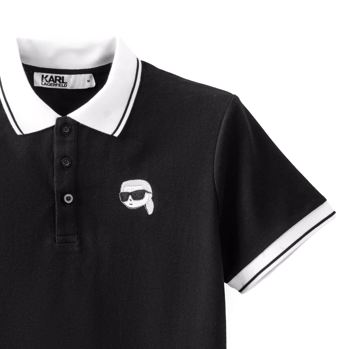 KARL Polo Karl Ikonik -WHT BLK