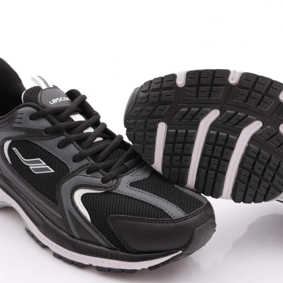 Lescon Men’s Orion 2 Running Men’s-BLK - Black / 44
