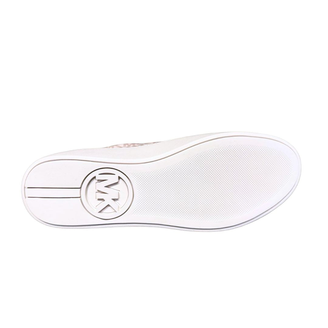 Michael Kors Juno Stripe Monogram Logo Trainer Women - BRN - 38 / Brown