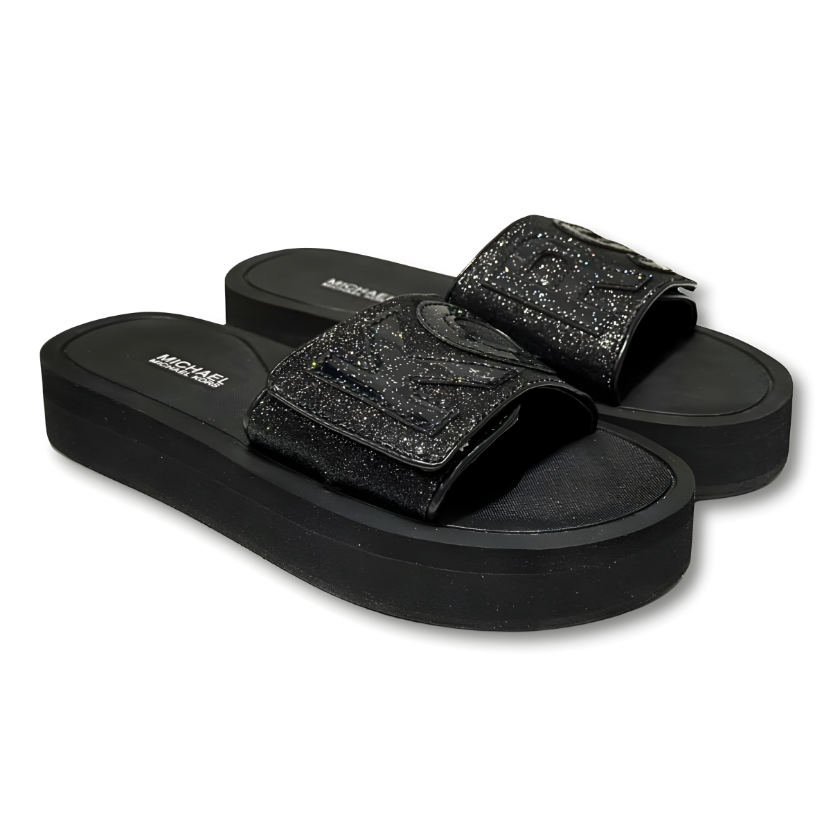 Slippers Glitter Sliders Womens Shop Celeste Women's Glitter Print