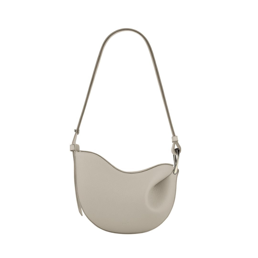 Polène Tonka Crossbody Bag Women - Light Gray