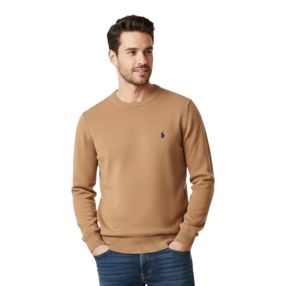Polo Ralph Lauren Premium Cotton Sweater for Men Beg – JLOOD.COM