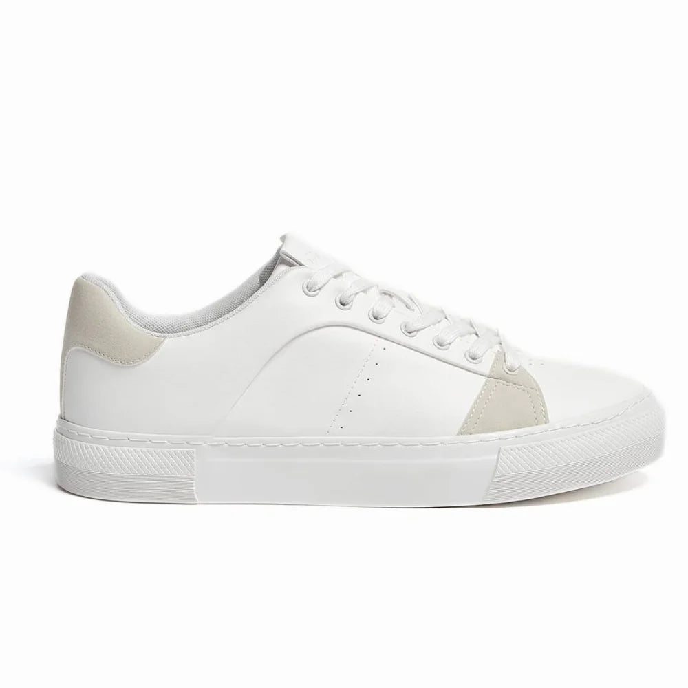 Pull&bear Basic Sneakers White Stripe Detailing –