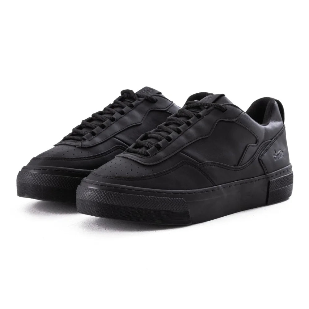 Pull & Bear Trainers With Topstitching - BLK - Shoes