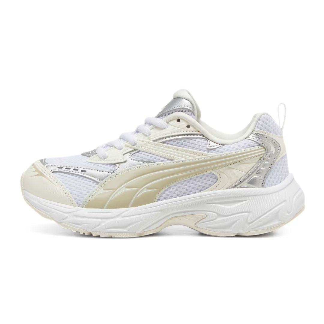 PUMA Morphic Metallic Sneakers Women 397298-01 - Off White / 36