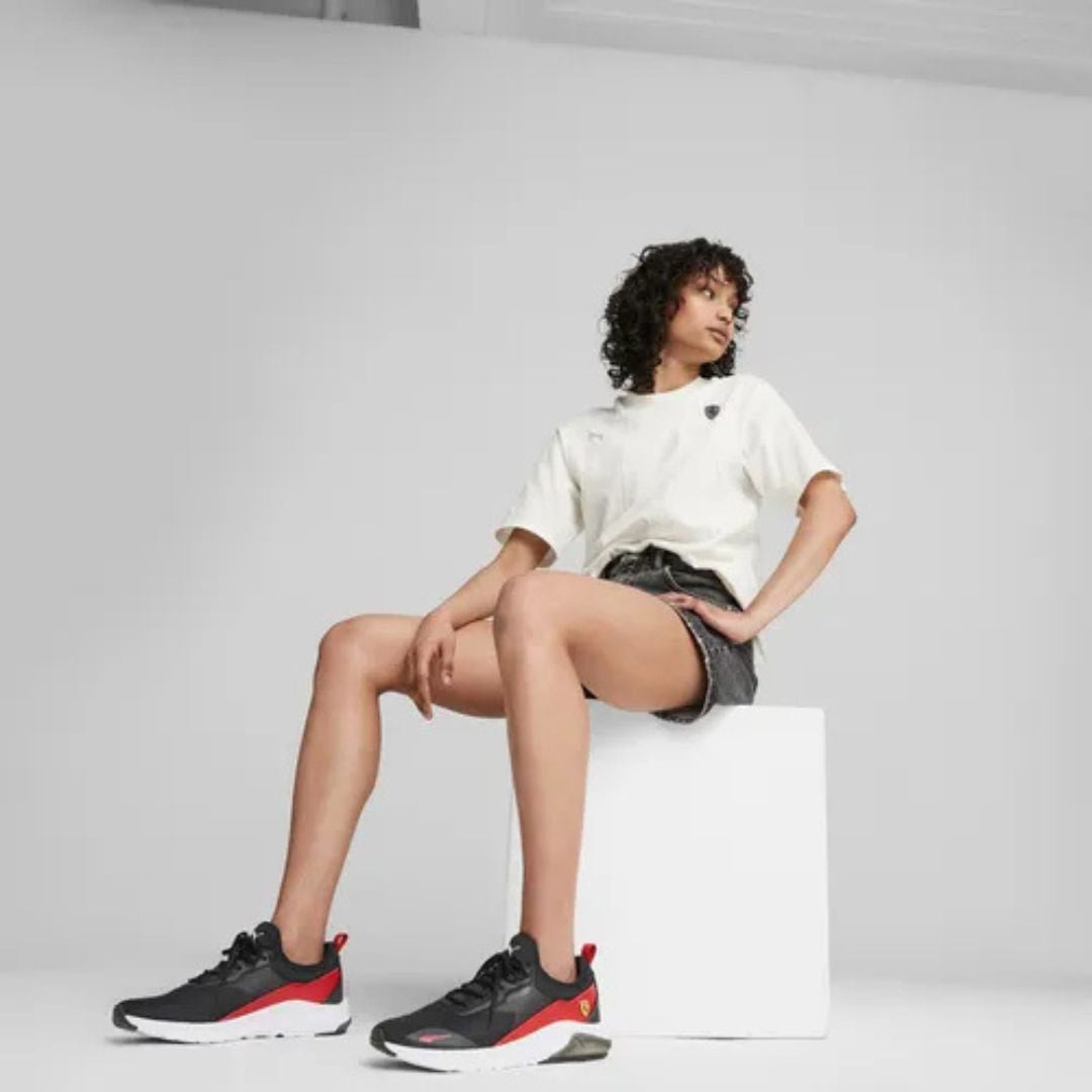 PUMA Scuderia Ferrari Electron E Pro Motorsport Shoes 306982-09-BLK