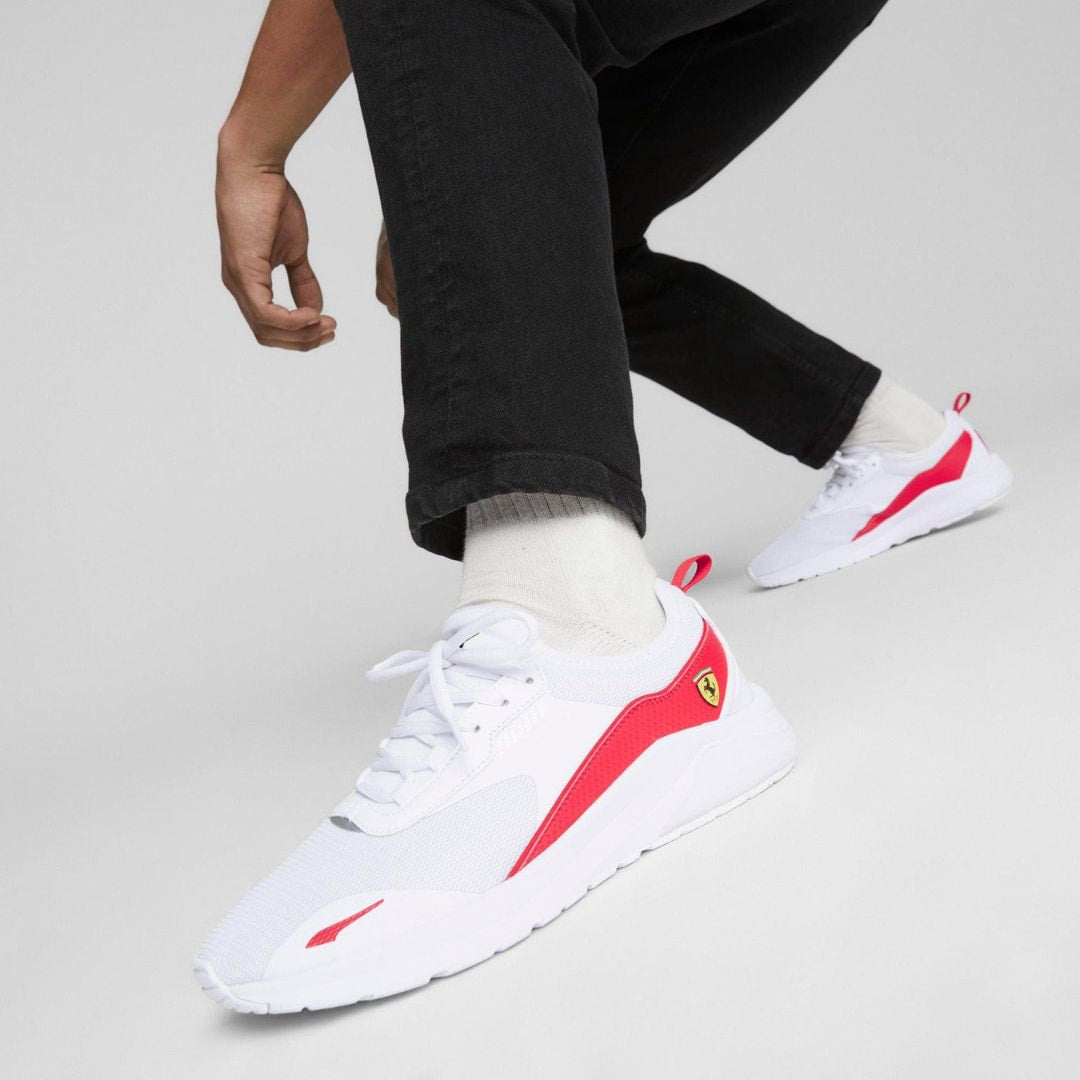 PUMA Scuderia Ferrari Electron E Pro Motorsport Shoes 306982-10-WHT