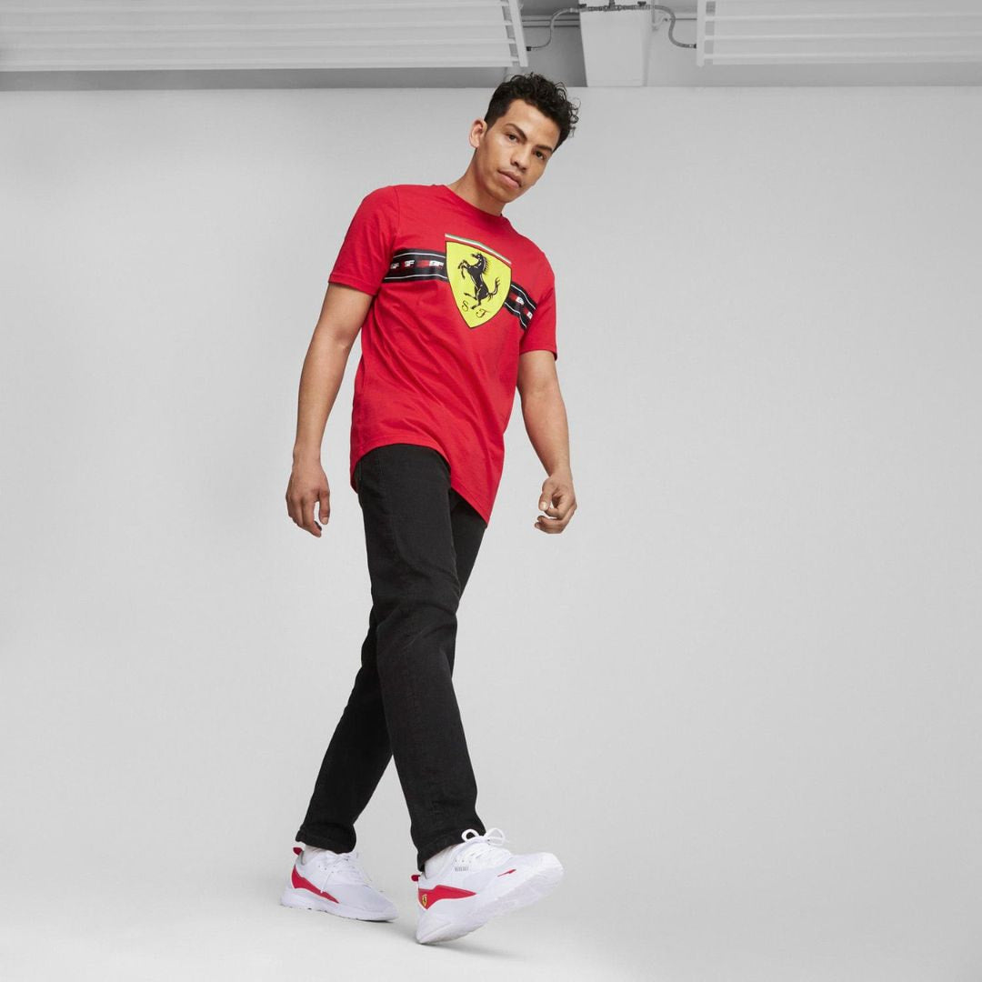 PUMA Scuderia Ferrari Electron E Pro Motorsport Shoes 306982-10-WHT