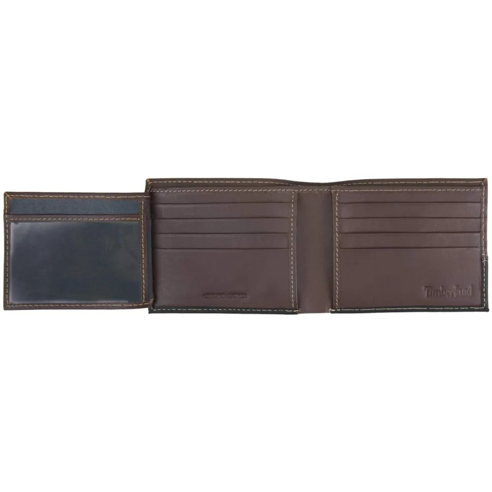 Timberland Men’s Hunter Colorblocked Passcase - Brown/Black - Accessories