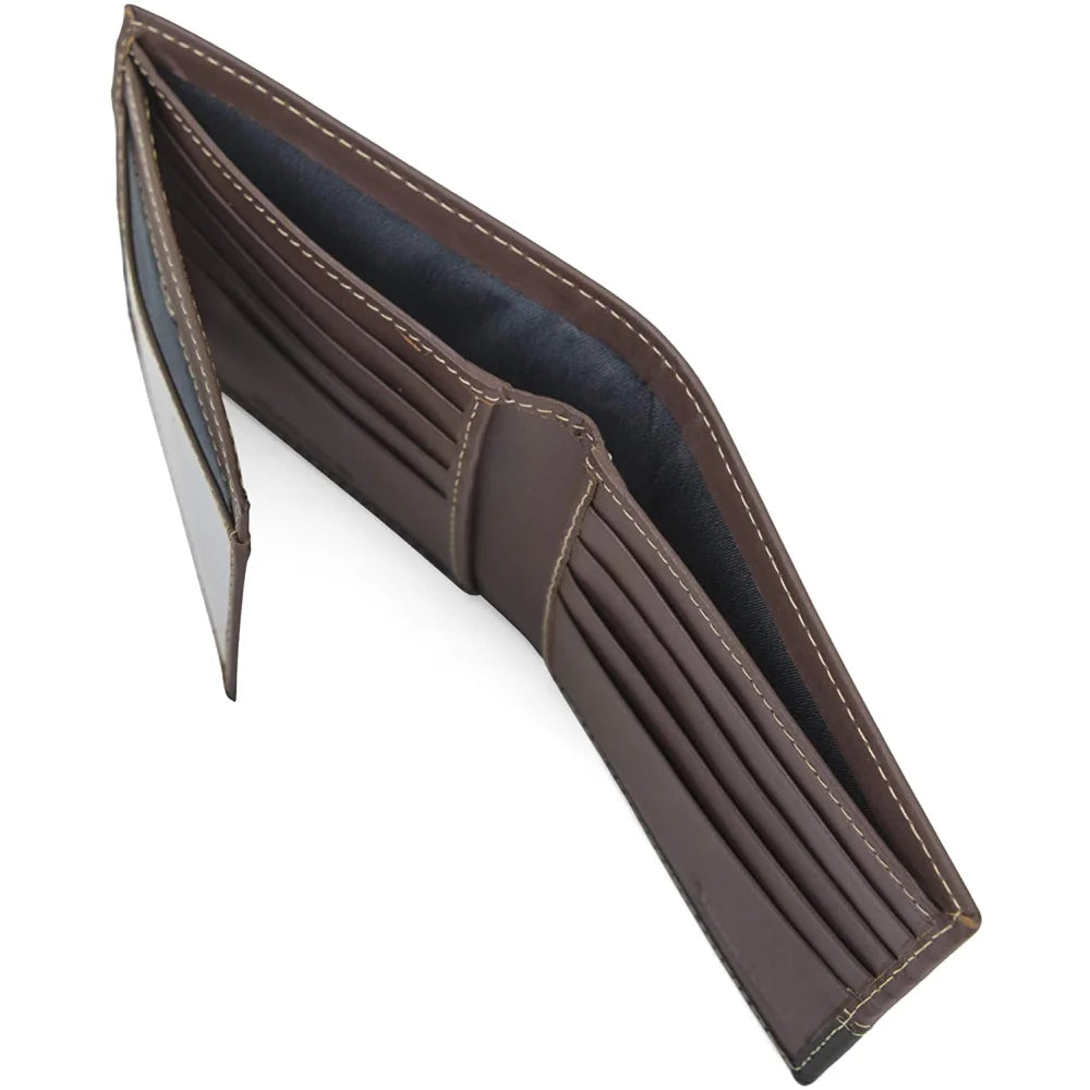 Timberland Men’s Hunter Colorblocked Passcase - Brown/Black - Accessories