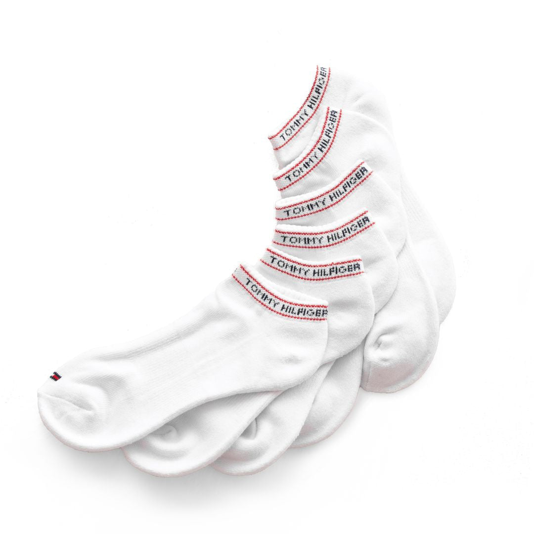 Tommy Hilfiger Ankle Flag Sock 3-Pack Socks - WHT - 3 Pairs / White / OS