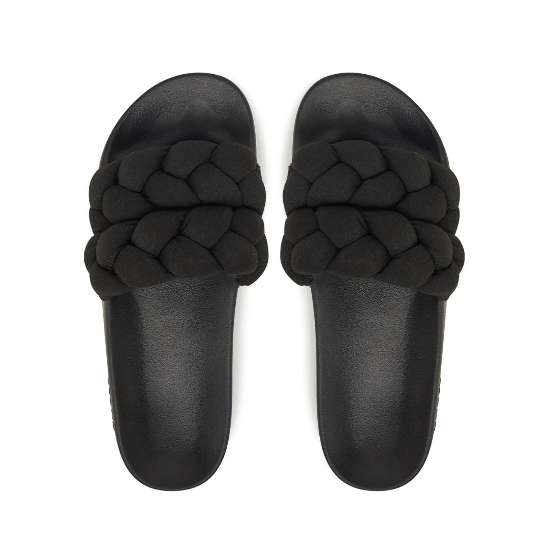 Tommy Hilfiger Braided Strap Slides EN0EN02764 BLK