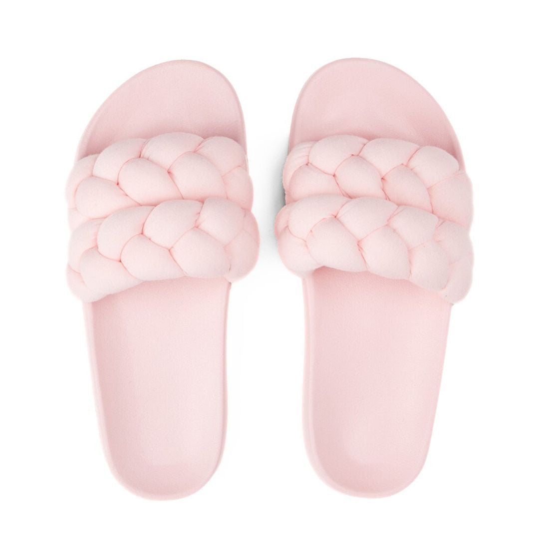 Tommy Hilfiger Braided Strap Slides EN0EN02764 PNK