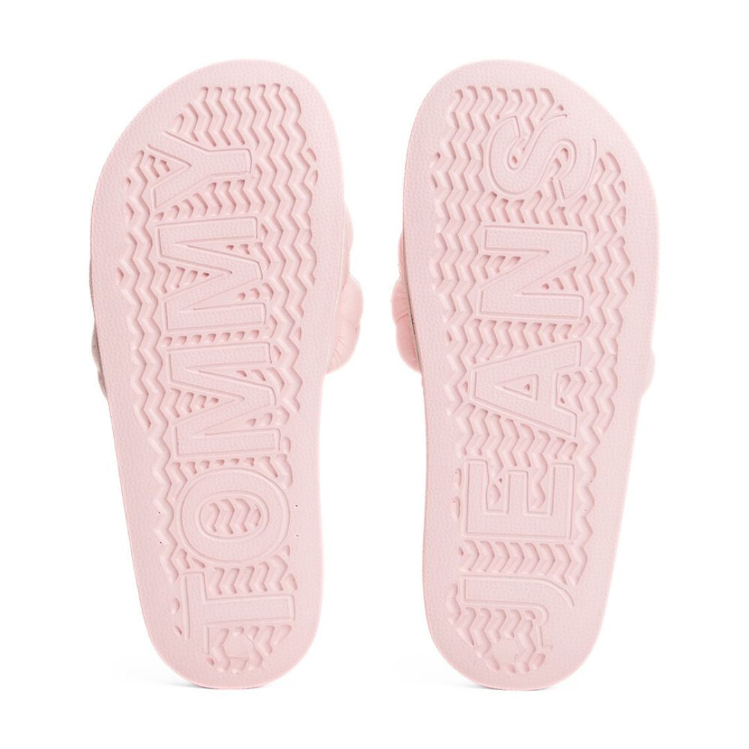Tommy Hilfiger Braided Strap Slides EN0EN02764 PNK