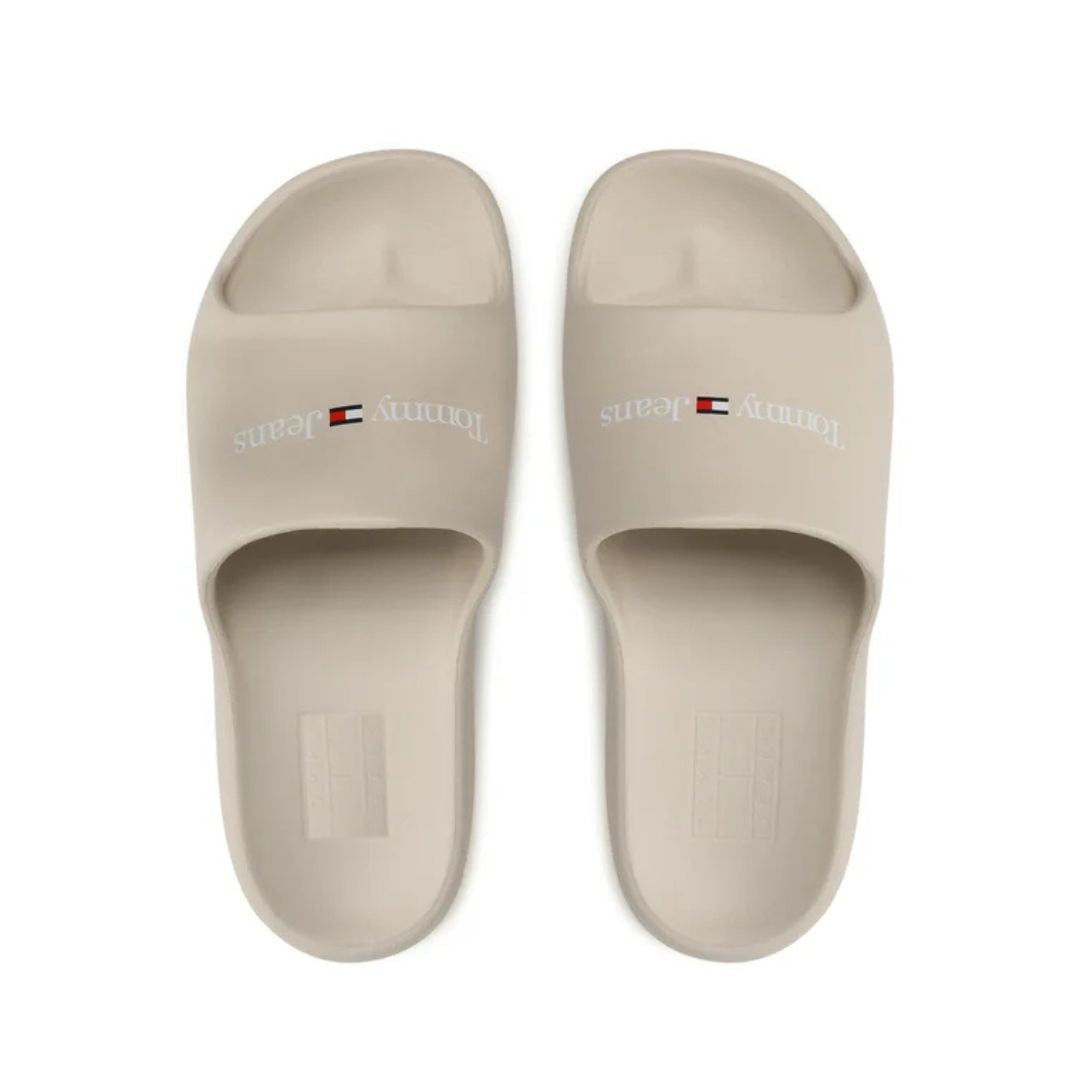 Tommy Hilfiger Chunky Flatform Pool Slides - OFFWHT