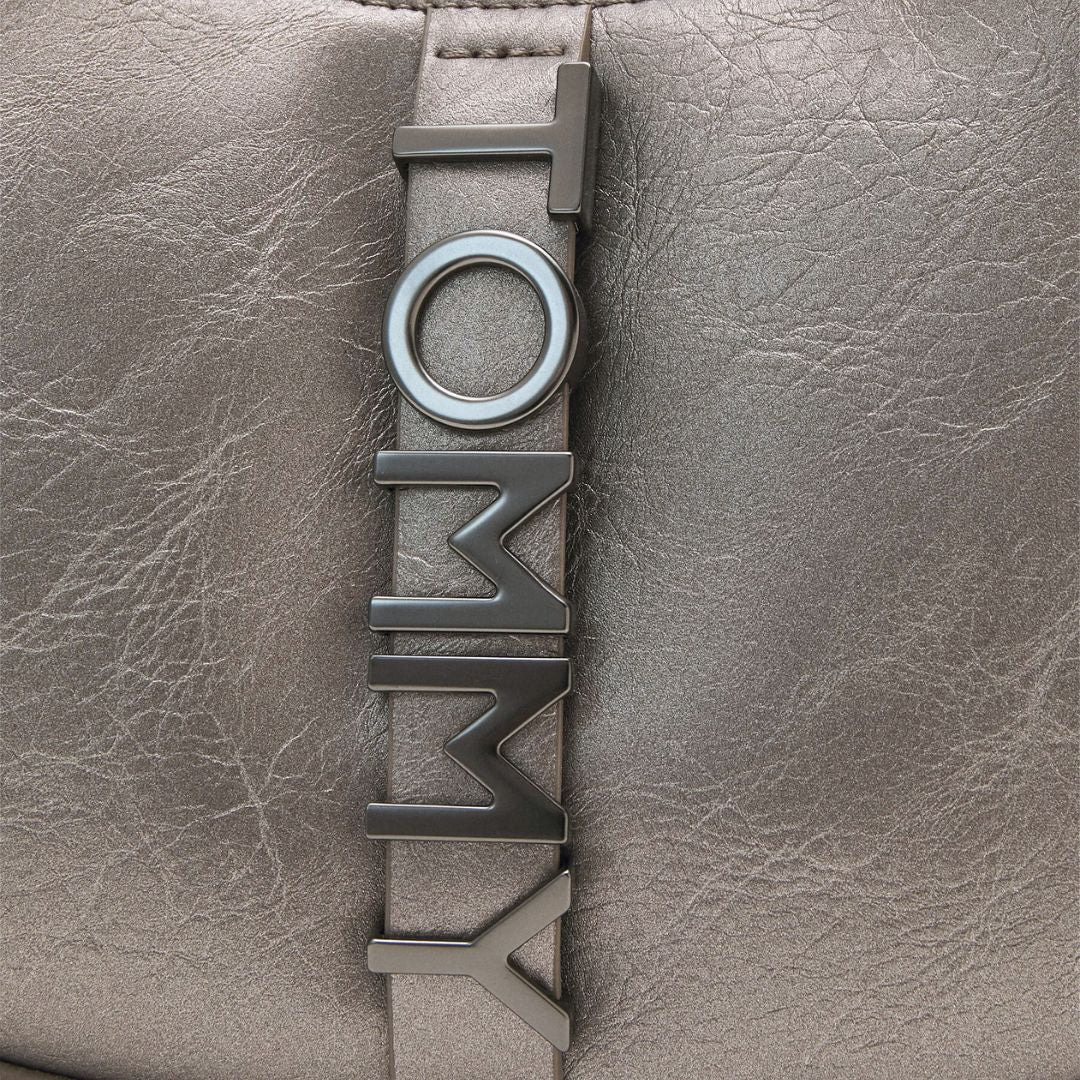 Tommy Hilfiger City Metal Logo Shoulder Bag - CHM - Champagne