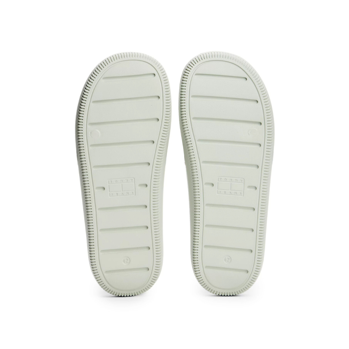Tommy Hilfiger Cutout Embossed Pool Slides MNT