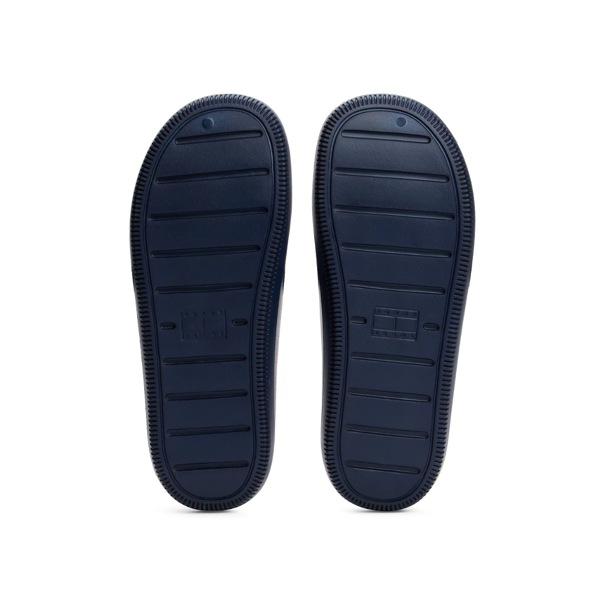 Tommy Hilfiger Cutout Embossed Pool Slides NVY
