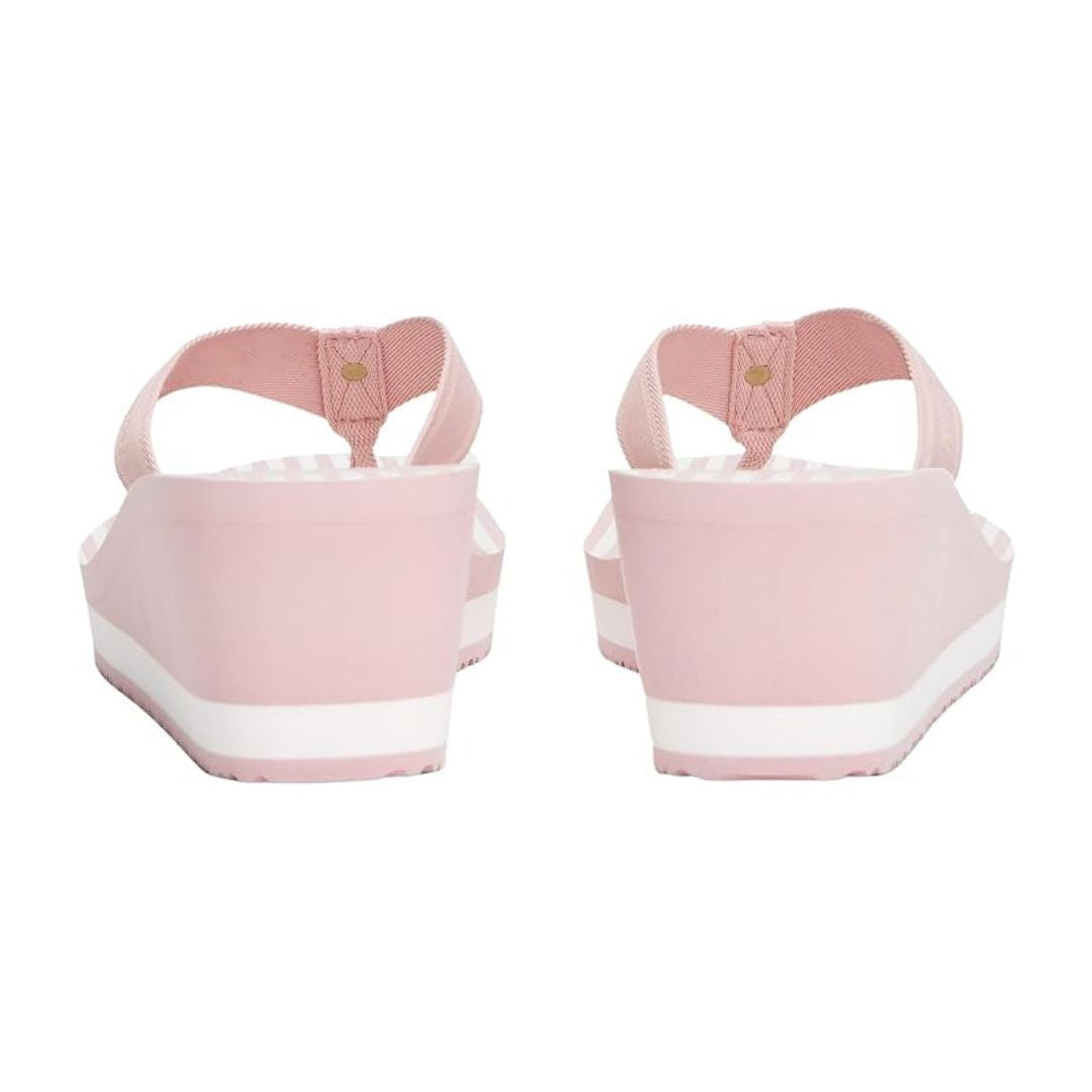 Tommy Hilfiger Flip Flops TH Stripes Wedge Beach Sandal FW0FW08521 PNK