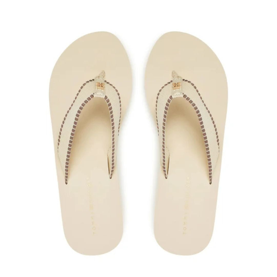 Tommy Hilfiger Flip Flops Toe separator FW0FW08738 OFFWHT