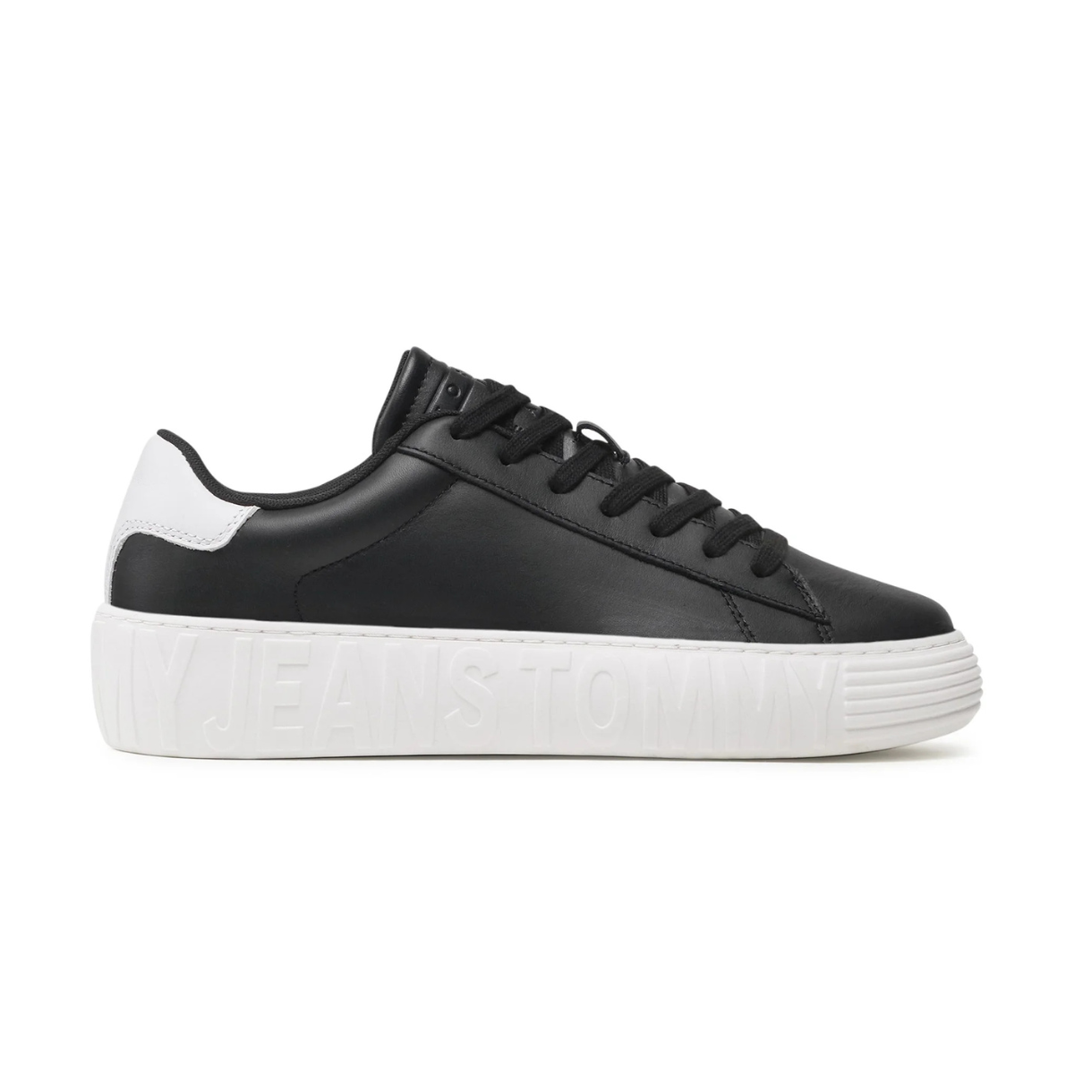 Tommy Hilfiger Jeans Sneakers Leather Outsole EM0EM01159-BLK - Black / 40