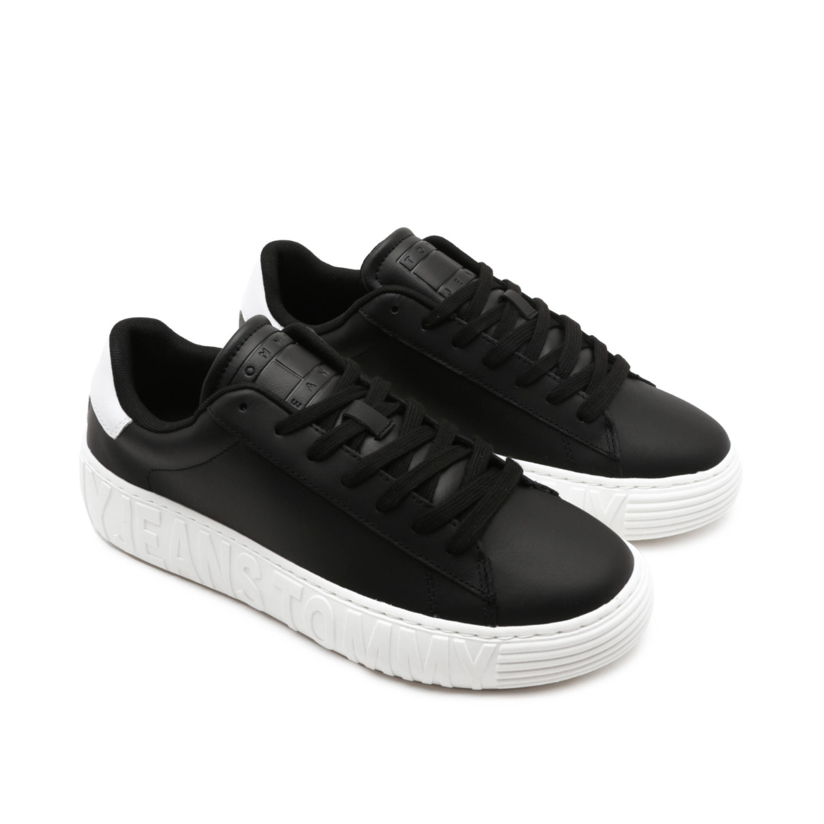 Tommy Hilfiger Jeans Sneakers Leather Outsole EM0EM01159-BLK