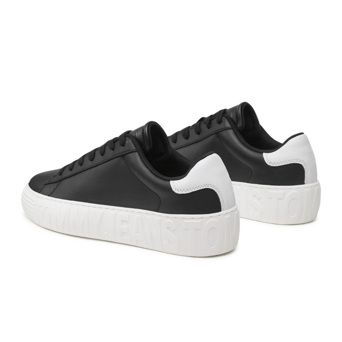 Tommy Hilfiger Jeans Sneakers Leather Outsole EM0EM01159-BLK