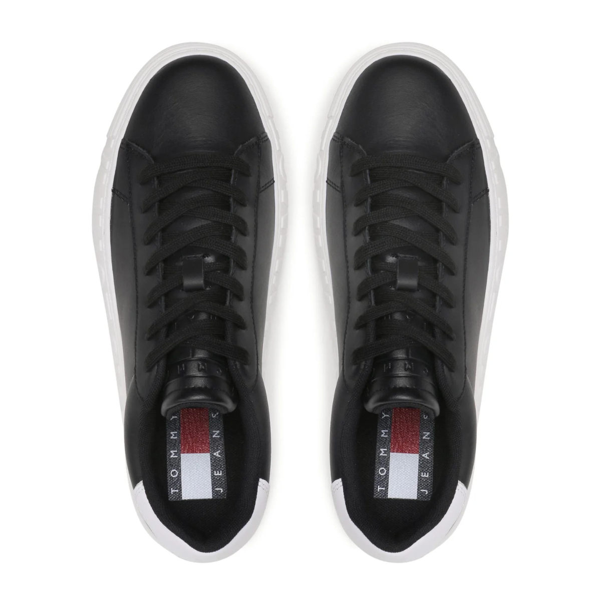 Tommy Hilfiger Jeans Sneakers Leather Outsole EM0EM01159-BLK
