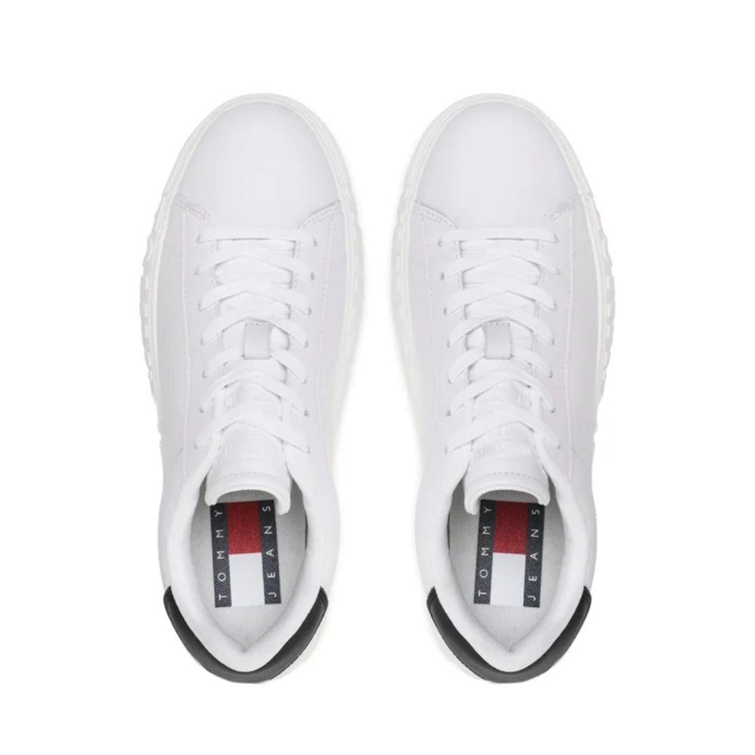Tommy Hilfiger Jeans Sneakers Leather Outsole EM0EM01159-WHT