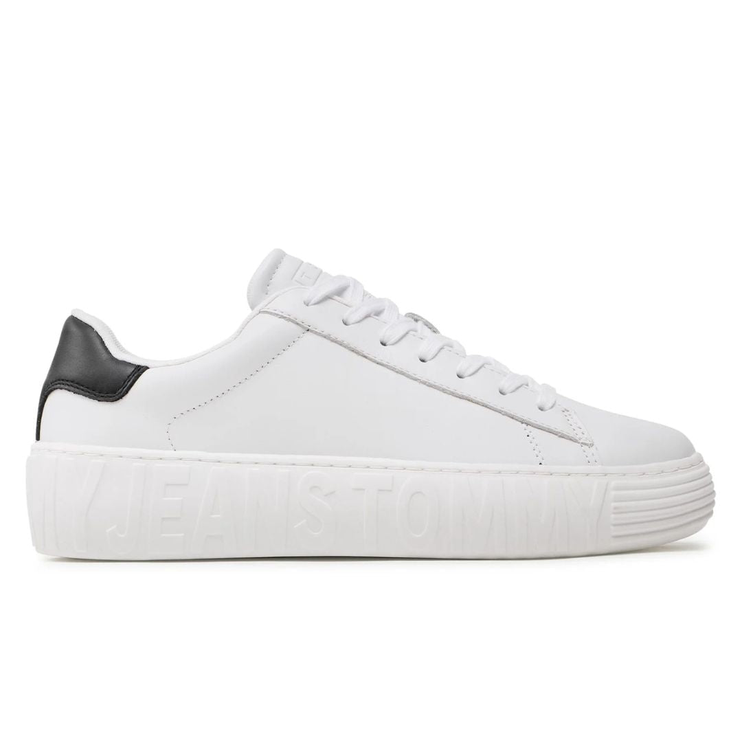 Tommy Hilfiger Jeans Sneakers Leather Outsole EM0EM01159-WHT - White / 40