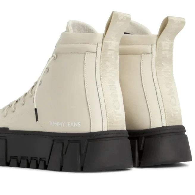 Tommy Hilfiger Jeans TJW Vulc Plt Nylon Mc Sneakers Women EN0EN02241 - BEG - Shoes