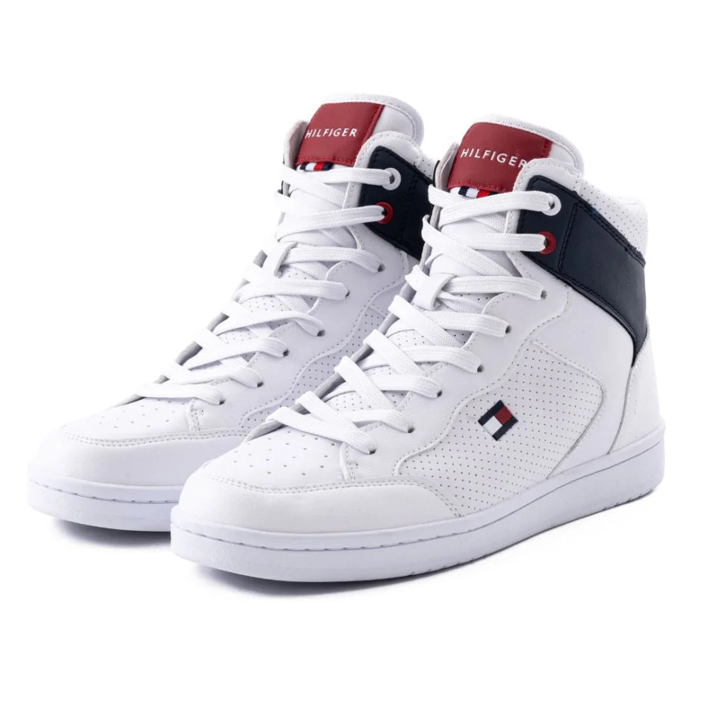 Tommy Hilfiger Landy 2 Hi-Top Sneaker Men - WHT - 41.5 / White - Shoes