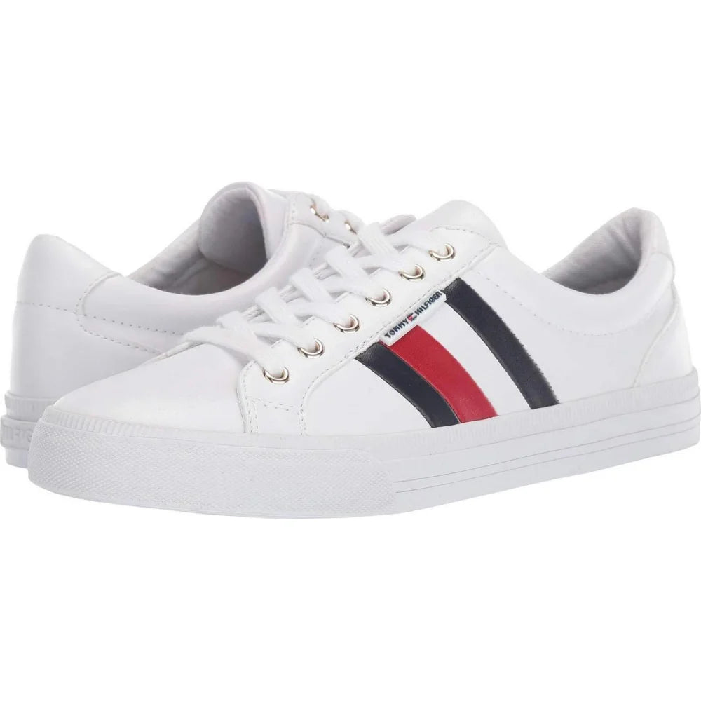 Tommy Hilfiger Lightz Women - White/Marine/Tropic Red / 8.5 / M - Shoes