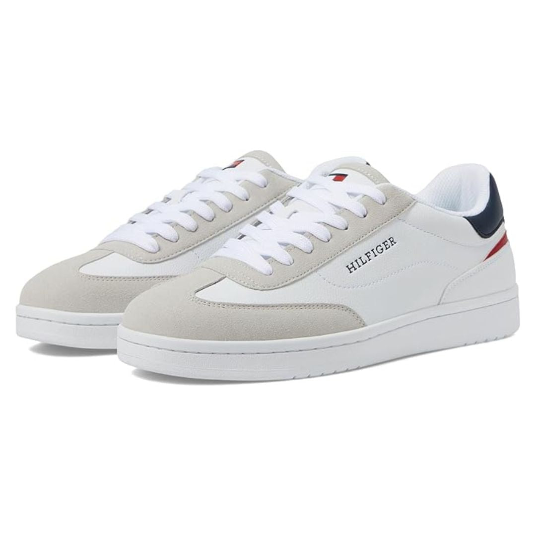 Tommy Hilfiger Lorro Sneakers Men - WHT - White/ Gray / 40