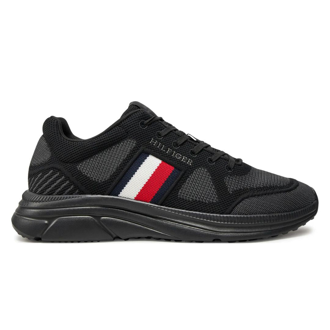 Tommy Hilfiger Modern Runner Knit Evo Ess Sneakers FM0FM05245-BLK - Black / 45