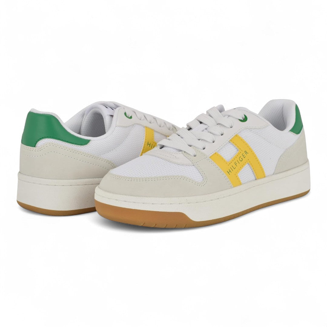 Tommy Hilfiger Neenha Sneakers Women - WHTGRN - White/ Green/ Yellow / 35.5